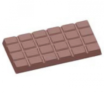 Chocolate World 12g Mini Break Apart Bar Polycarbonate Chocolate Mould